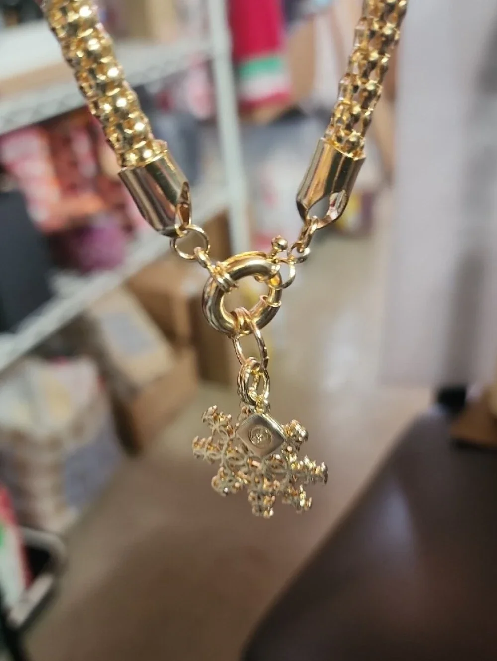 Chanel Christmas Charms Set Of 5 W/ Free Gold Tone Charm Necklace 1 Of A Kind!